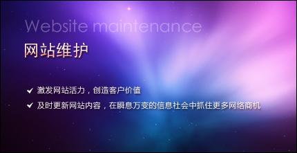 上海企業網站維護基本維護項目