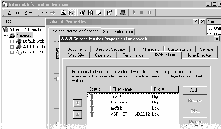 ISAPI篩選器 向下(xià)箭頭解決辦法